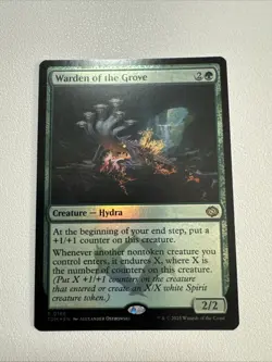 Warden of the Grove (NM Foil) TDM-0168 Rare MTG - Image 1
