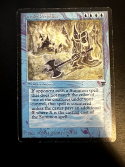 MTG Invoke "Prejudice" Legends English Rare - Image 1