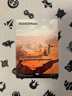 Sunbaked Canyon - Borderless *Avatar: The Last Airbender* MYTHIC *NEAR MINT* MTG - Image 1