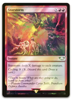 Starstorm (Surge Foil) #208 (NM) Warhammer 40,000 40K Magic MTG - Image 1