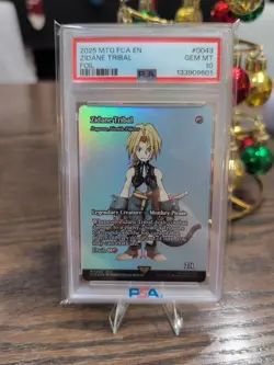 PSA 10 Zidane Tribal - FOIL (Showcase) Final Fantasy FCA Magic the Gathering - Image 1