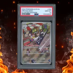 Pokemon Steller Crown ARCHALUDON 155/142 Illustration Rare PSA 10 - Image 1