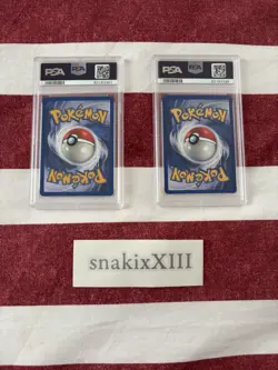 2000 POKEMON - Team ROCKET 1st Edition - Rattata #66 / Dark Raticate #51 PSA 8 - Image 2