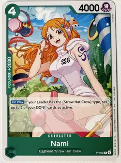 One Piece Nami Promo P-102 Store Tournament 2025 Vol. 4 - Image 1