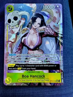 BOA HANCOCK OP14-112 SR Alt Art | OP-14/EB-03 NM Sharp Great Grading Candidate - Image 1