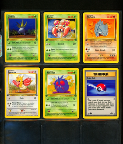 1999 Pokemon 1ST EDITION Jungle Set NEAR COMPLETE Non Holo COMMON Cards Lot NM - Image 3