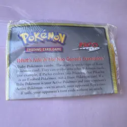Vintage Pokemon Marill Neo Genesis Expansion Promo Regular Sealed Bag - Image 2