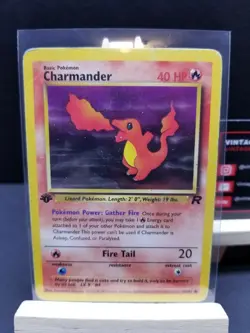 Pokemon TCG Charmander Team Rocket 1st Edition Common 50/82 (LP) - Image 1