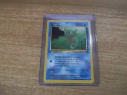 Pokemon Card HORSEA 1st Edition TCG Fossil Super Rare Non Holo 49/62 NM/LP - Image 1