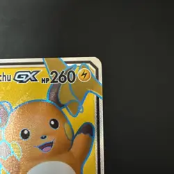 Pokemon TCG Raichu & Alolan Raichu GX 220/236 Tag Team Full Art Ultra Rare Mint - Image 4