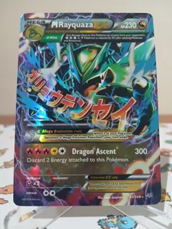Pokemon M Rayquaza EX 61/108 XY Roaring Skies Ultra Rare Card Near Mint/NM - Image 3