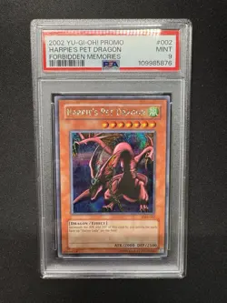 Harpie's Pet Dragon (Forbidden Memories) FMR-002 Yu-Gi-Oh! PSA 9!! - Image 1