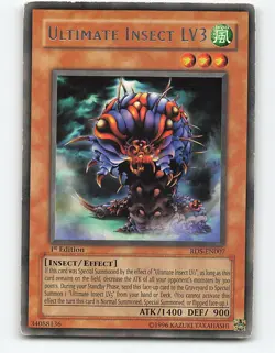 Ultimate Insect LV3 #RDS-EN007 Rare 1st edition Yugioh Card - Image 1