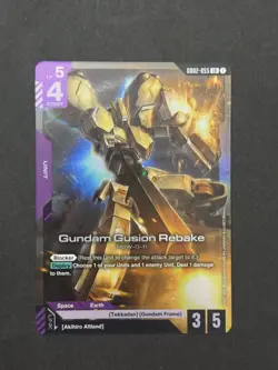 Gundam Gusion Rebake (GD02-055) [Foil] (NM) - Gundam Card Game - Dual Impact - Image 1