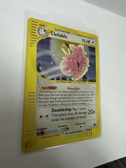 Pokemon Clefable 70 HP Stage 1 Expedition Base Set 007/165 Holo Rare 2002 Card - Image 3