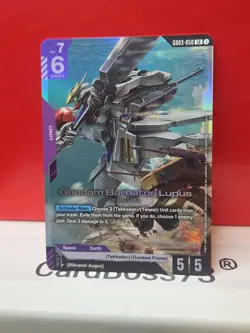 Gundam Barbatos Lupus Gundam Card Game . Steel Requiem GD03-050 LR - Image 3