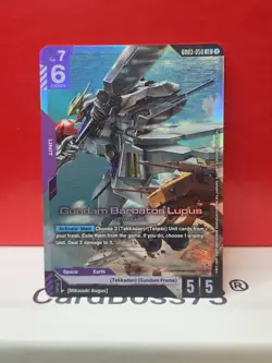 Gundam Barbatos Lupus Gundam Card Game . Steel Requiem GD03-050 LR - Image 5