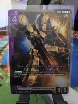 Gundam Gusion Rebake (GD02-055) [Foil] (NM) - Gundam Card Game - Dual Impact - Image 1