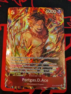 Portgas.D.Ace (Illustration Box Vol.5) SR One Piece Promotion Cards ST15-005 NM - Image 1