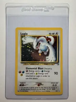Pokemon TCG Lugia Neo Genesis 9/111 Holo Rare Unlimited English Card 2000 - Image 1