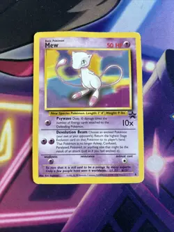 Mew - 8 - Pokemon Wizards Black Star Promo Card HP - Image 1