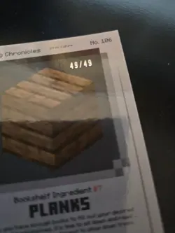 🚨2024 Panini Minecraft Trading Cards Planks Gold prizm #49/49 SSP Omega!!! 🚨 - Image 5