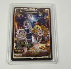 Gamersupps Vcard Crimson Festival - Halloween Promo Card - Image 1