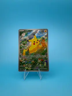 Pokemon Pikachu TCG SVP 088 Black Star Promo Card Paldea Adventure Chest - Image 1