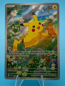 Pokemon Pikachu TCG SVP 088 Black Star Promo Card Paldea Adventure Chest - Image 2