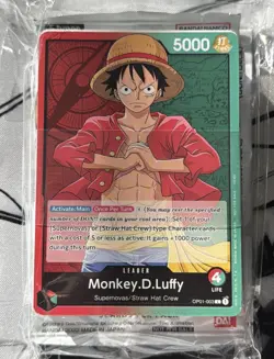 Brand New Sealed One Piece Card Game Monkey D. Luffy Demo Deck x1 - Image 1