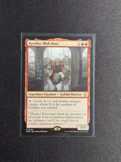 Foundations Krenko, Mob Boss #204 MTG NM - Image 1