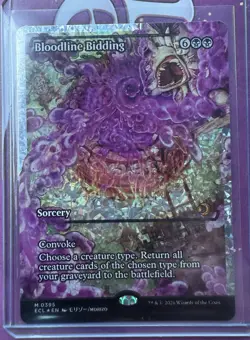 Bloodline Bidding (Showcase) (Fracture Foil) Lorwyn Eclipsed Foil - Image 1