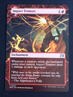 1x Impact Tremors (0044) Wilds of Eldraine: Enchanting Tales LP MTG Magic x1 MKE - Image 1