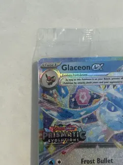 Glaceon Ex 026/131 SEALED Stamped Promo Prismatic Evolutions Pokemon TCG✅ NM/M✅ - Image 2