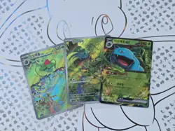 Venusaur 003/165 Bulbasaur 166/165 Ivysaur 167 SV2a Korean Pokemon 151 Card Holo - Image 1