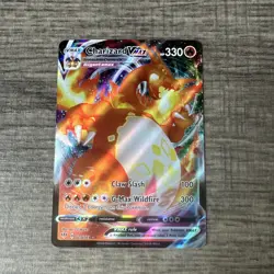 Pokemon TCG Charizard VMAX Darkness Ablaze Holo Ultra Rare Card 020/189 NM - Image 1