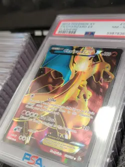 PSA 8 Charizard EX 100/106 XY Flashfire Full Art FA 2014 Pokemon Card Holo Foil - Image 2