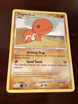 Trapinch - 115/132 - Common LP, English Pokemon Secret Wonders 2007 - Image 1