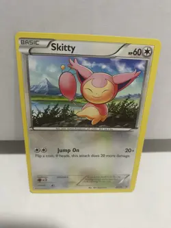 Pokemon TCG Skitty 28/39 Kalos Starter Set Regular Card LP Condition - Image 1