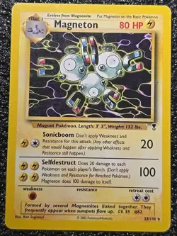 Pokemon TCG Magneton 28/110 Legendary Collection 2002 MP - Image 2