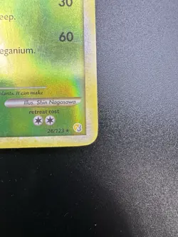 Pokemon TCG Meganium Reverse Holo Rare HeartGold SoulSilver 26/123 - Image 5