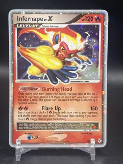 Infernape LV.X 121/130 Holo Rare Diamond & Pearl Pokemon English NM-/LP - Image 1