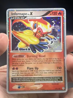 Infernape LV.X 121/130 Holo Rare Diamond & Pearl Pokemon English NM-/LP - Image 3