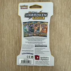 Full Artwork Set Pokemon TCG Unbroken Bonds Sleeved Booster Packs - Image 3