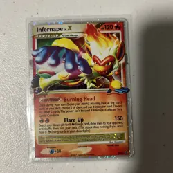 Infernape LV. X Black Star Promo - Pokemon Diamond & Pearl DP10 Promo - LP - Image 1