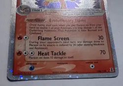 Pokemon Flareon ex Reverse Holo Rare 108/113 2005 Delta Species MP - Image 2
