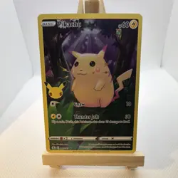 Pokemon Pikachu Celebrations Holo Rare 005/025 Basic Gnaw Thunder Jolt - Image 1
