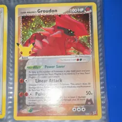 Pokemon Team Magma's Groudon Celebrations 9/95 Rare Holo 100 HP - Image 1