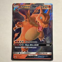 Pokemon TCG S&M Hidden Fates Charizard GX SM211 Black Star Promo NM - Image 1