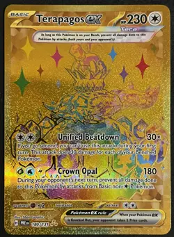 Pokemon TCG Terapagos ex 180/131 Hyper Rare - Prismatic Evolutions - Pack Fresh✅ - Image 1